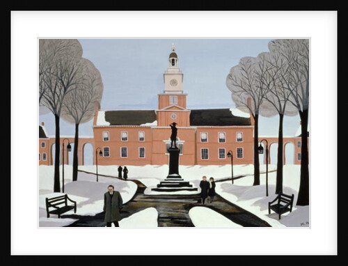 Philadelphia in the Snow by Maggie Rowe