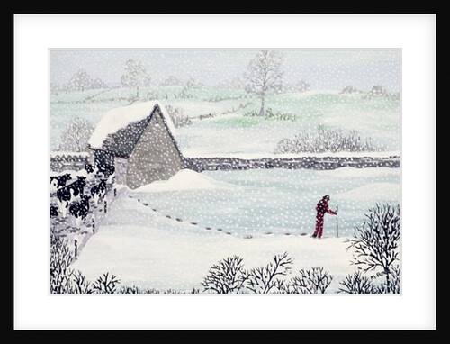 Cotswold Farm in Winter by Maggie Rowe