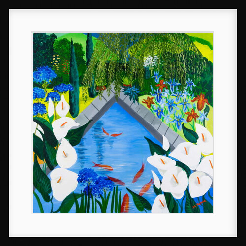 Arums by the Pond, 2013 by Maggie Rowe