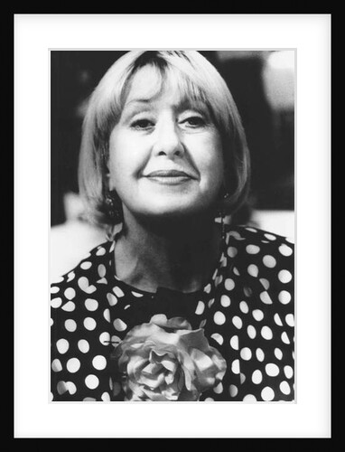 Natalia Aspesi, Milan, Italy, 1986 by Maria Mulas