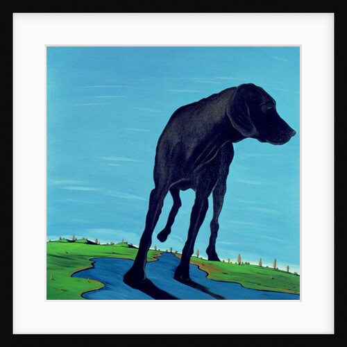 Joe's Black Dog, 2000 by Marjorie Weiss