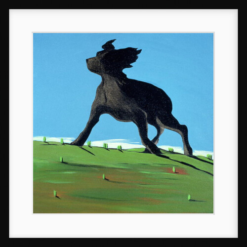 Amazing Black Dog, 2000 by Marjorie Weiss