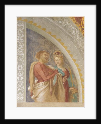 Saint Catherine of Alexandria and Saint Bartholomew, c.1525 by Lorenzo Lotto