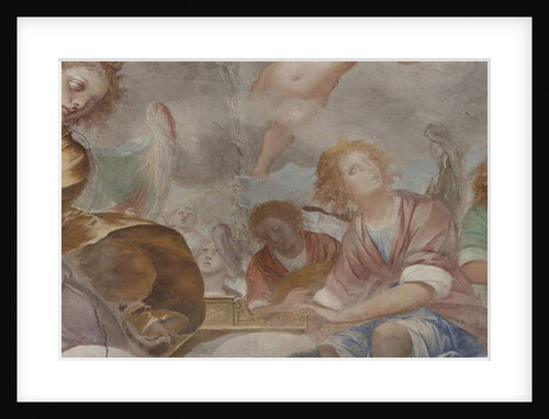 Angels, musician angels and puttos, detail of Paradise with eternal Father, c.1623-34 by Isidoro Bianchi