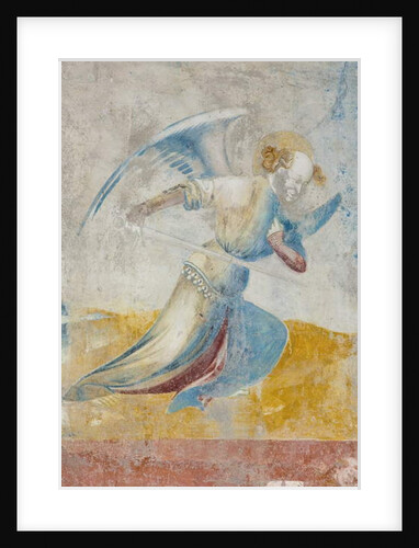 Angel, detail of the Last Judgment, c.1400 by Filippolo de & Veris da Milano Lanfranco de Veris da Milano