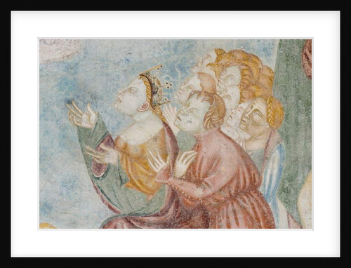 Figure, detail of the Last Judgment, c.1400 by Filippolo de & Veris da Milano Lanfranco de Veris da Milano
