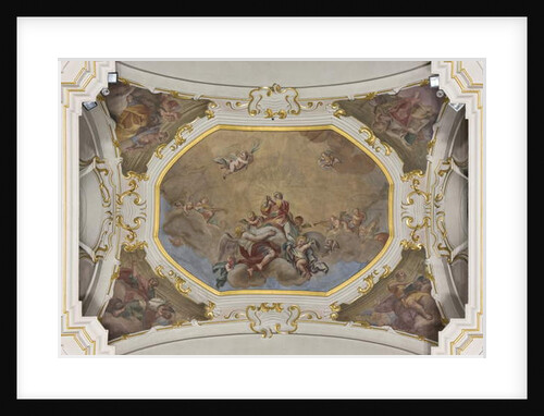 Trinity and Saint Stephen in Glory with the four Evangelists by Unknown artist