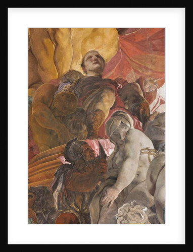 Roman judge condemning to death the Saints Apollonia, Lucy and Catherine of Alexandria, c.1696-97 by Paolo Pagani