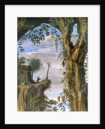 Friar praying by Giovanni Ghisolfi