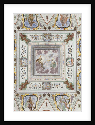 Room of Jupiter and Mercury: Jupiter, Mercury and Cupid, surrounded by the four seasons by Italian School