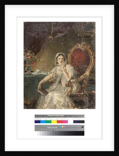 Portrait of a woman by Giuseppe Tominz