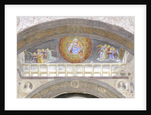 God and cherubs, 1462-68 by Vincenzo Foppa