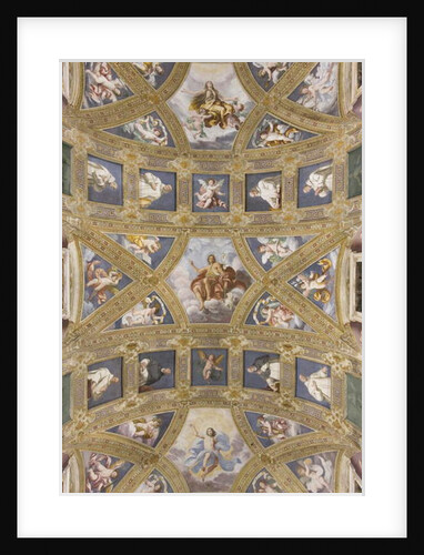 Vault of the central nave, Church of S. Maria Assunta, 1629 by Daniele Crespi