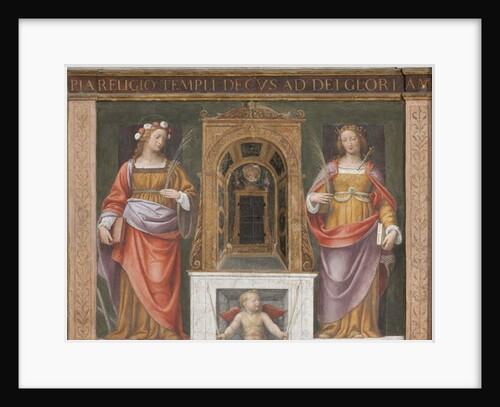 Saint Rose and Saint Justina by Bernardino Luini