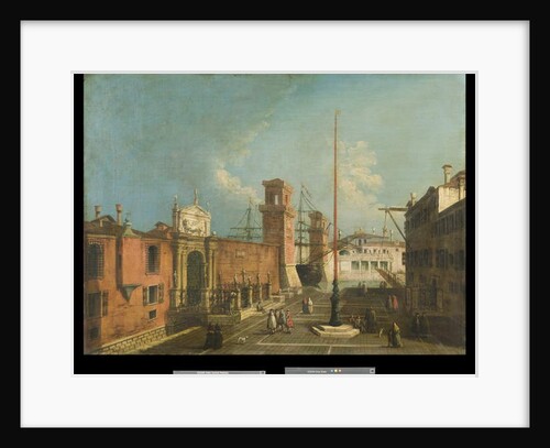View of Campo and Porta Arsenale, 1742-50 by Francesco Albotto