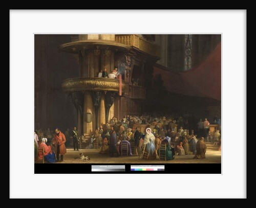 Interior of Milan Cathedral, Italy, 1840 by Luigi Bisi