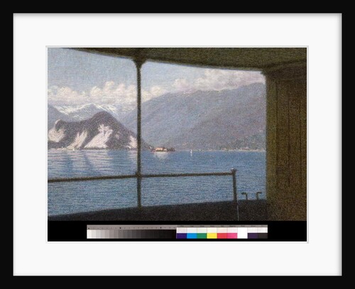 Boat on Lake Maggiore, 1915 by Angelo Morbelli