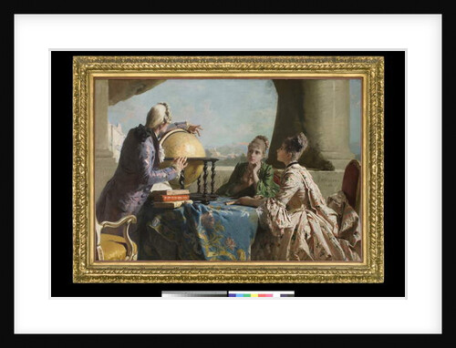 The Geography lesson, 1880 by Eleuterio Pagliano