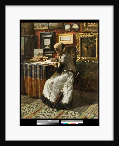 The letter, 1867 by Telemaco Signorini