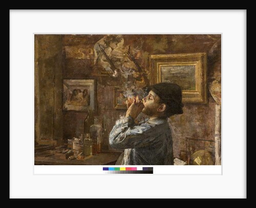I am a painter too or Dilettante or The painter's studio, 1885 by Giovanni Sottocornola