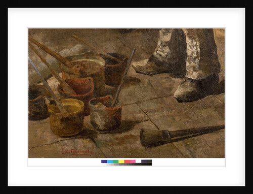 I am a painter too or Dilettante or The painter's studio, 1885 by Giovanni Sottocornola