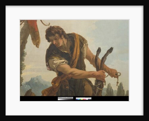 Hunter with Deer, 1718 by Giovanni Battista (1696-1770) Tiepolo