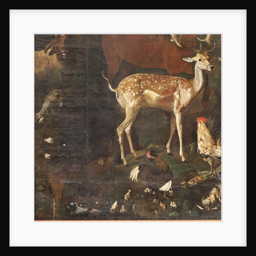 Animals, Myth of Orpheus, detail by Italian School