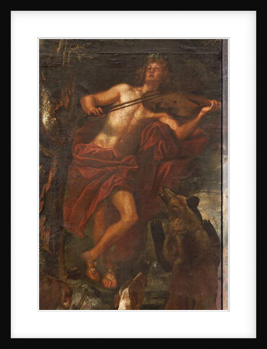 Orpehus enchanting the animals with music, Myth of Orpheus by Italian School