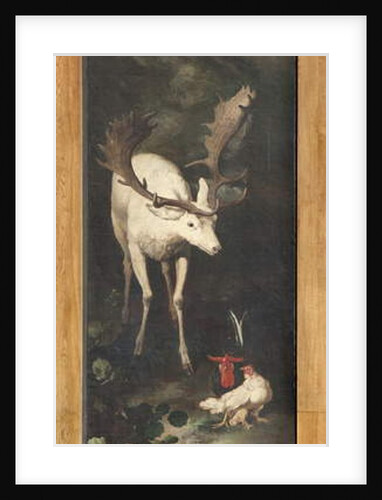 Reindeer and roosters, Myth of Orpheus by Italian School