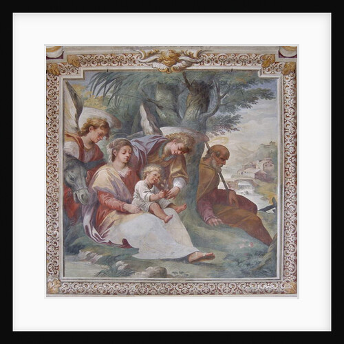 Rest on the Flight into Egypt, Chapel of Santa Margherita by Italian School