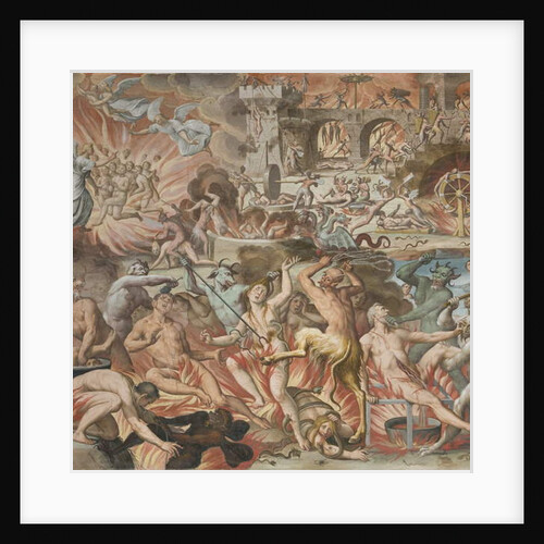 Hell, 1614 by Giovanni Mauro della (c.1575-1640) Rovere