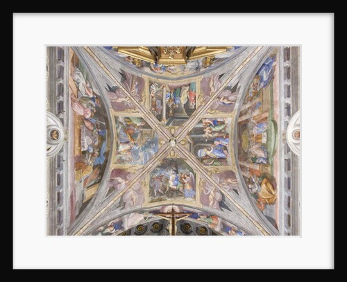 Vault of the Chancel with Scenes from the Virgin Mary's life by Michelangelo Carminati