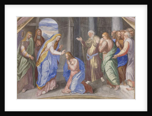 Scenes from the Virgin Mary's life, detail of 3498750 by Michelangelo Carminati