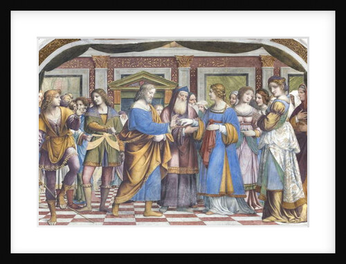 Marriage of the Virgin Mary, 1525 by Bernardino Luini