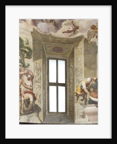 Detail of the window, 1556 by Lattanzio Gambara