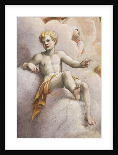 Adam among Angels, 1556 by Lattanzio Gambara