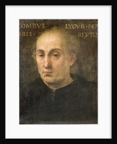 Portrait of Cristoforo Colombo, c.1516 by Italian School