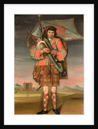 Portrait of William Cumming, Piper to the Laird of Grant, 1714 by Richard Waitt