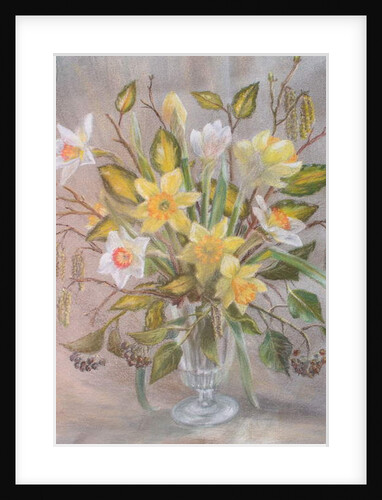 Bunch of daffodils, 2000 by Margo Starkey