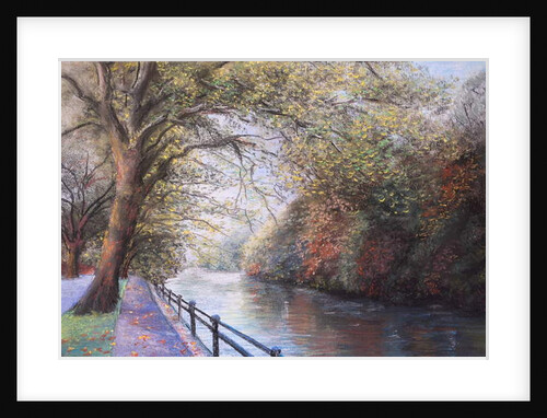 Autumn on river Thames by Margo Starkey