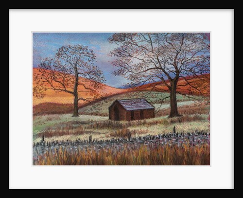 Shepherd's hut in wilds by Margo Starkey