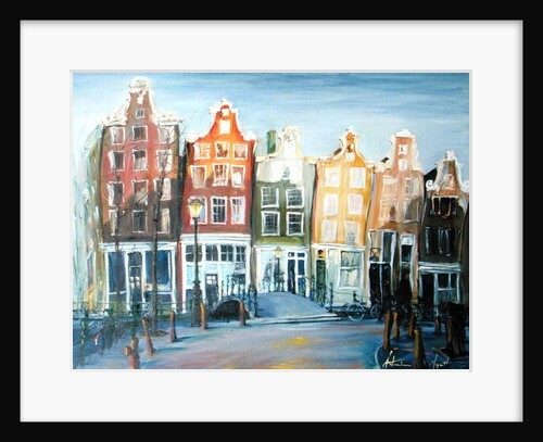 Houses of Amsterdam, 1999 by Antonia Myatt