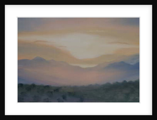Sunrise over Sierra Nevada, 2014 by Antonia Myatt