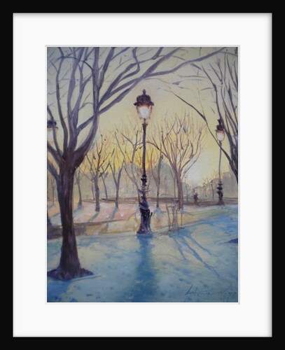 Reflections of lamp post Dome Church, 2010 by Antonia Myatt
