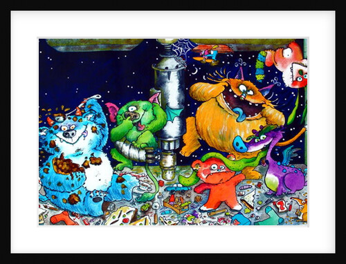Monsters under the sink by Maylee Christie
