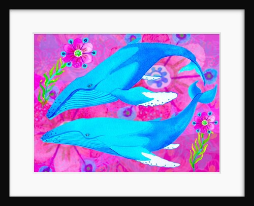 Whales in Love, 2017 by Maylee Christie
