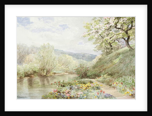 Fidelia Bridge's Garden in Canaan, Connecticut, 1901 by William Trost Richards