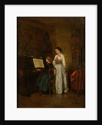 The Music Lesson by Theophile Emmanuel Duverger