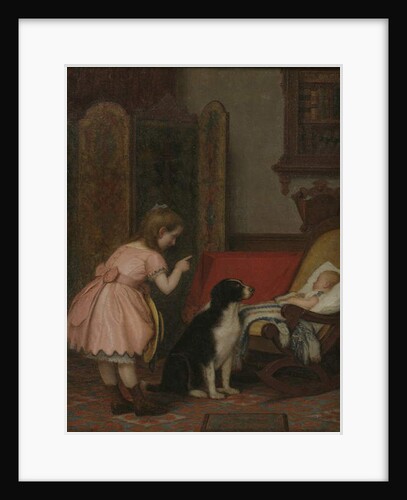 Left in Charge, 1874 by Lemuel Everett Wilmarth