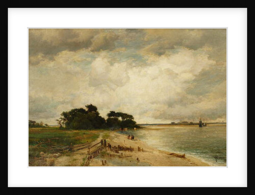 Three Mile Harbor, 1884 by Thomas Moran